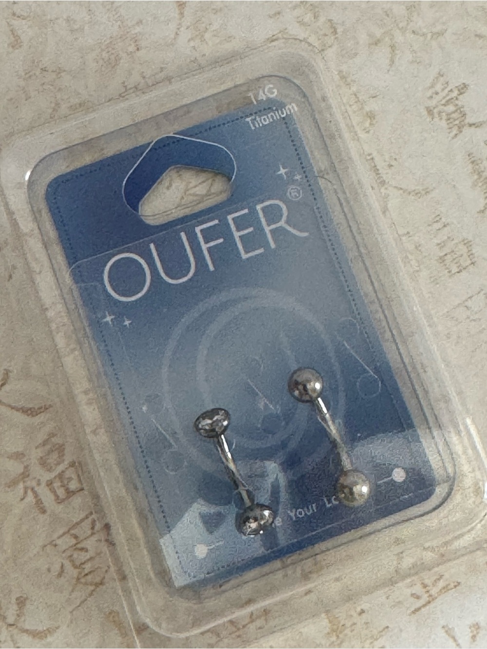 OUFER CURVED BARBELLS BODY JEWELRY